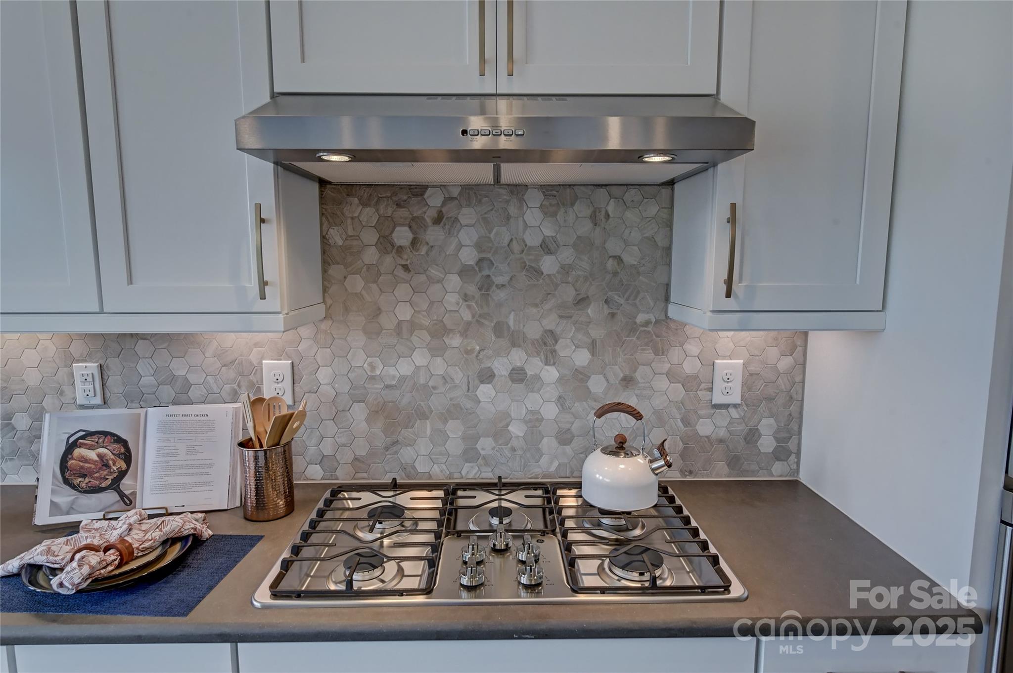 1475 Hubert Graham Way Tega Cay, SC 29708 - Photo 8 of 27 a kitchen with a stove and cabinets