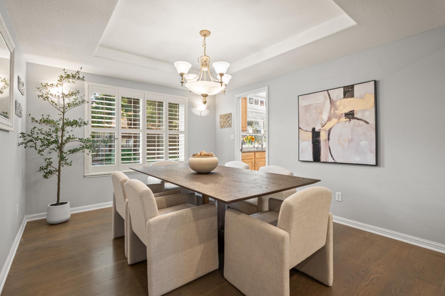 26 Seminole Court San Ramon, CA 94583 - Photo 14 of 51 a view of a dining room with furniture window and wooden floor