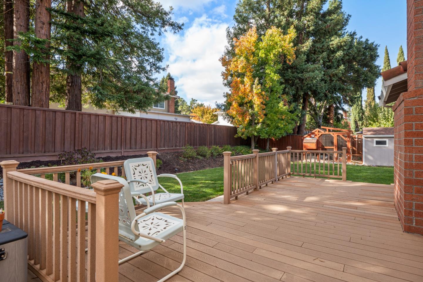 26 Seminole Court San Ramon, CA 94583 - Photo 45 of 51 a view of a yard with wooden fence