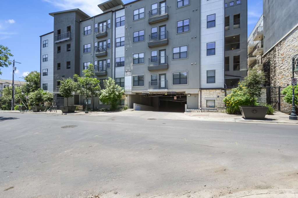 2502 Leon Street, Unit 100 Austin, TX 78705 - Photo 1 of 17 front view of a building with a street