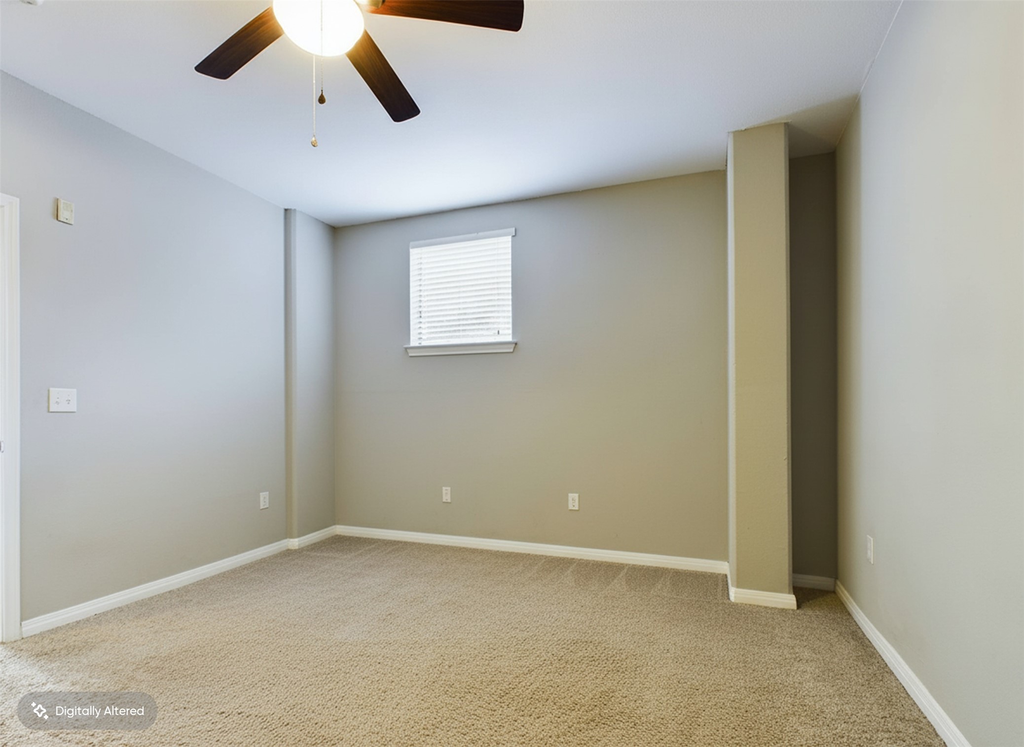 2502 Leon Street, Unit 100 Austin, TX 78705 - Photo 6 of 23 an empty room with ceiling fan and window