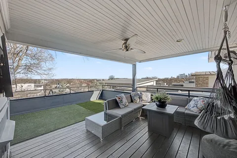 a view of a couches in the patio