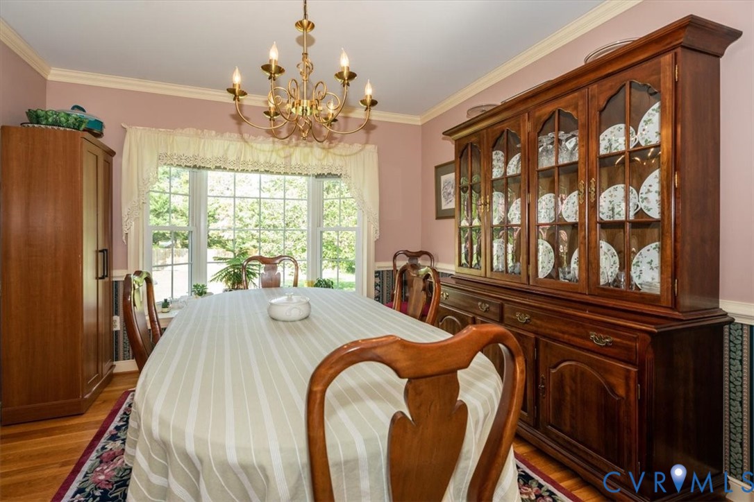 10712 Lunswood Road Chester, VA 23831 - Photo 5 of 31 Hardwood flooring, bay window.