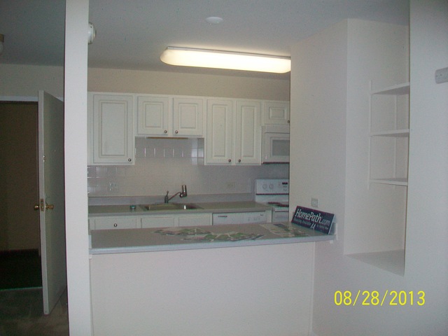 904 Ridge Square, Unit 110 Elk Grove Village, IL 60007 - Photo 4 of 10 a kitchen with granite countertop a sink and a stove top oven