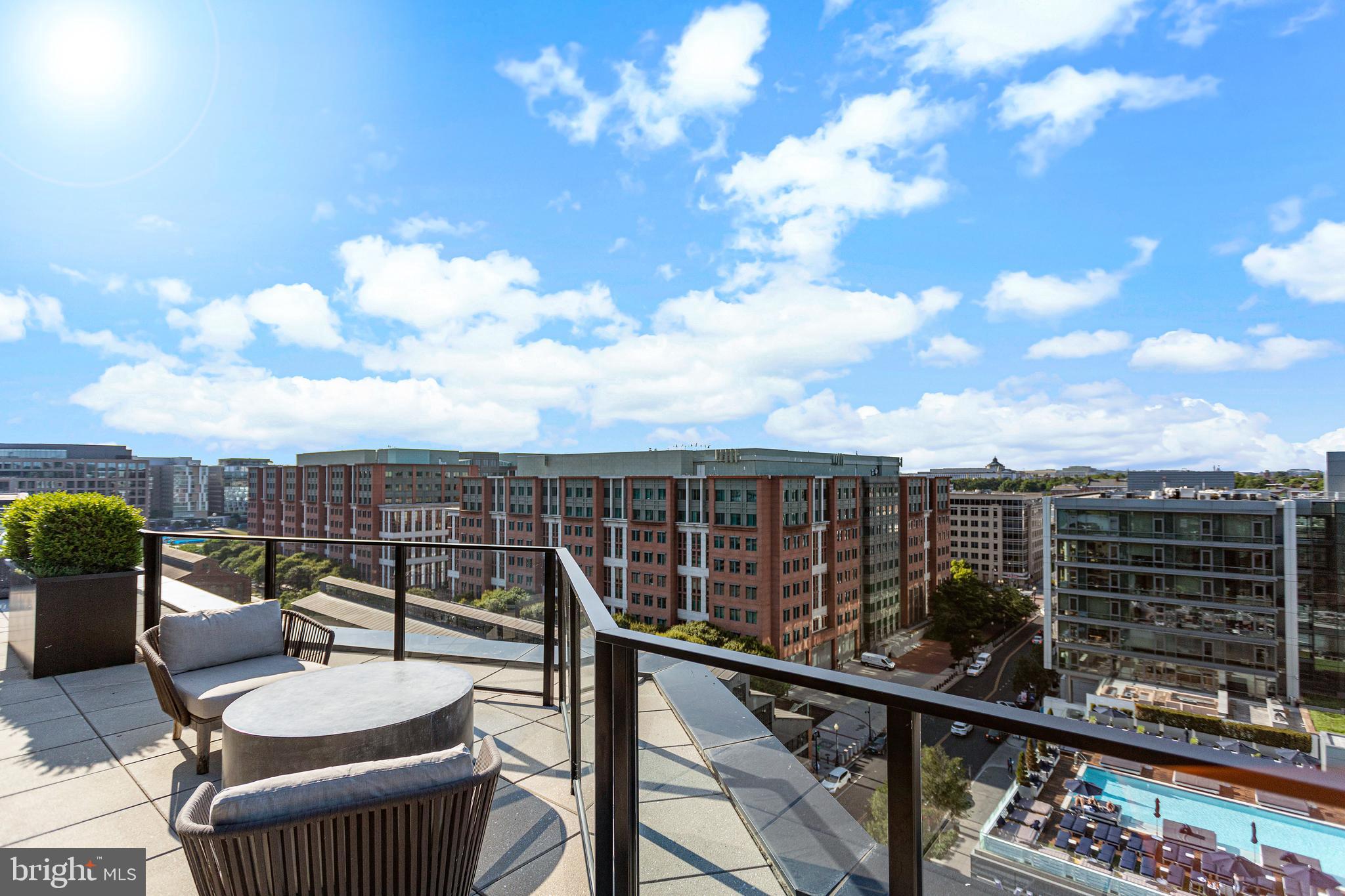 1300 4th Street Southeast, Unit 711 Washington, DC 20003 - Photo 22 of 29 a view of a balcony with furniture