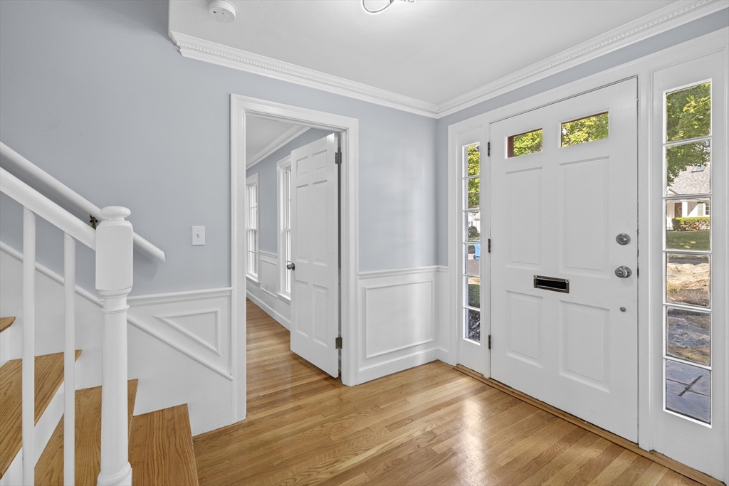 108 Radcliffe Road Belmont, MA 02478 - Photo 6 of 39 a view of entryway with wooden floor