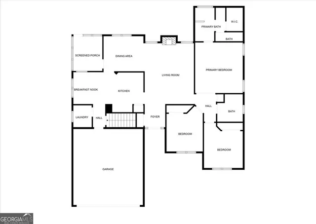 a picture of a floor plan