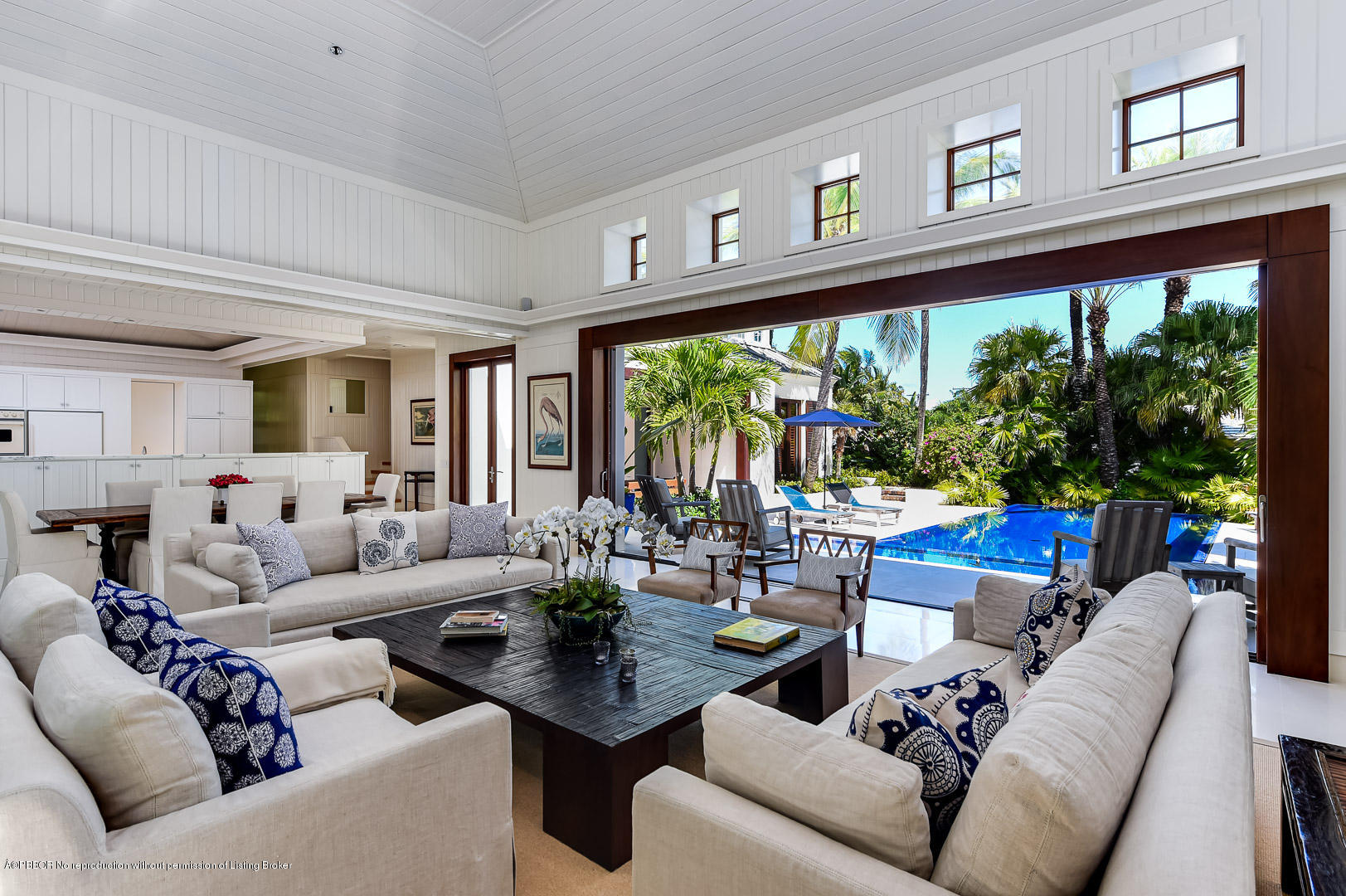 309 Garden Road Palm Beach, FL 33480 - Photo 3 of 26 a living room with furniture and a large window