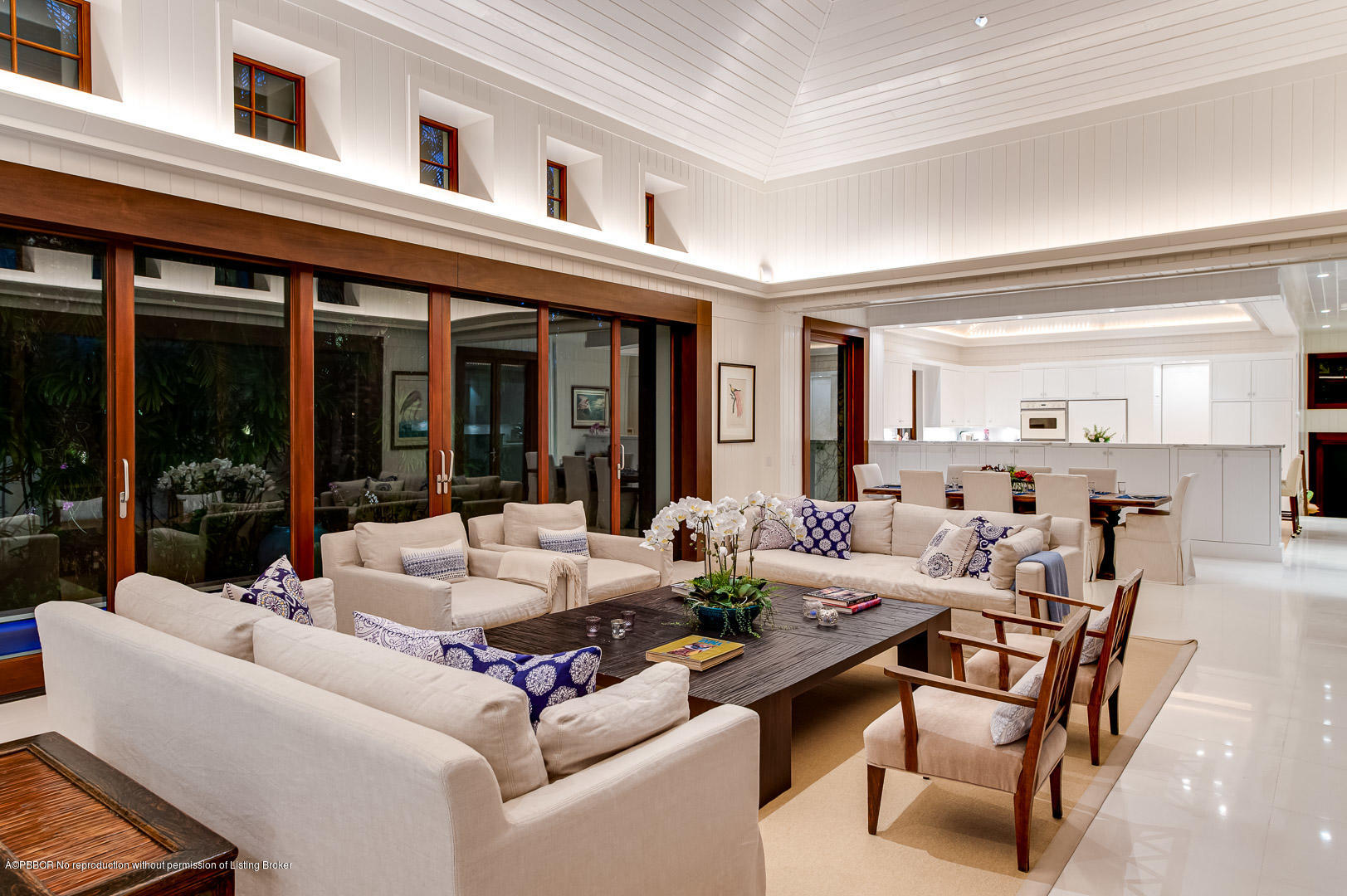 309 Garden Road Palm Beach, FL 33480 - Photo 22 of 26 a living room with furniture and a large window