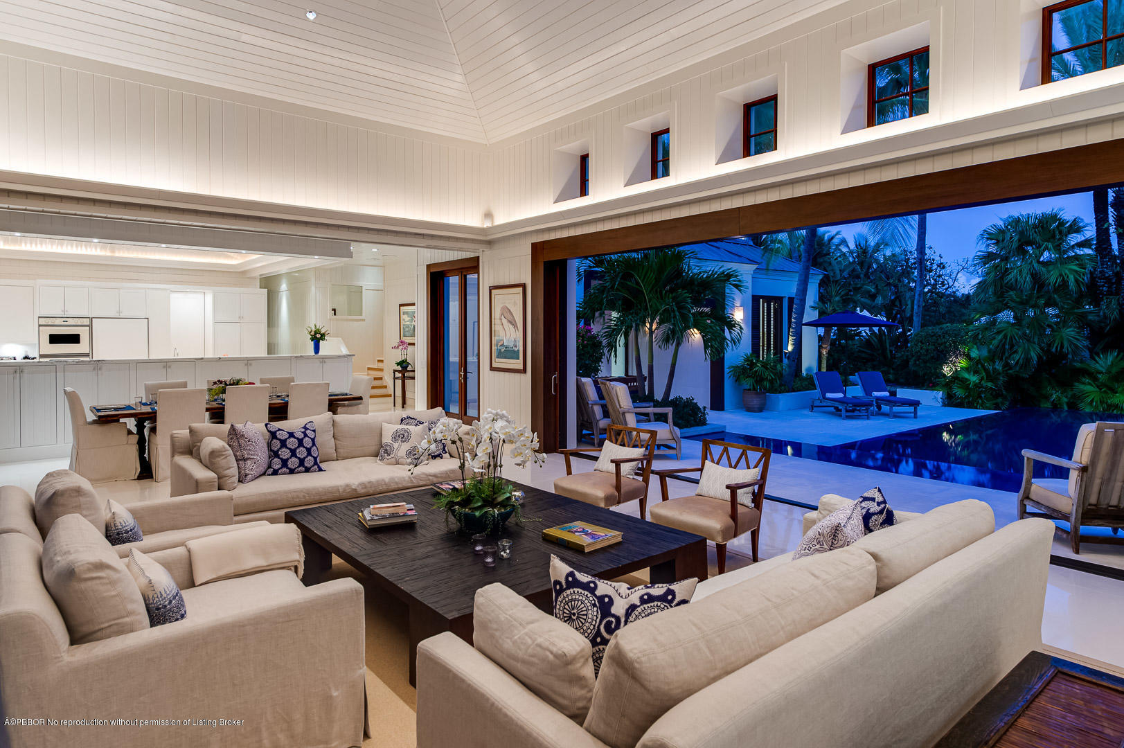 309 Garden Road Palm Beach, FL 33480 - Photo 23 of 26 a living room with furniture and a large window