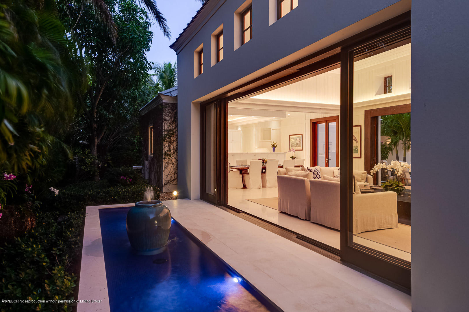 309 Garden Road Palm Beach, FL 33480 - Photo 24 of 26 a view of living room kitchen with furniture and wooden floor