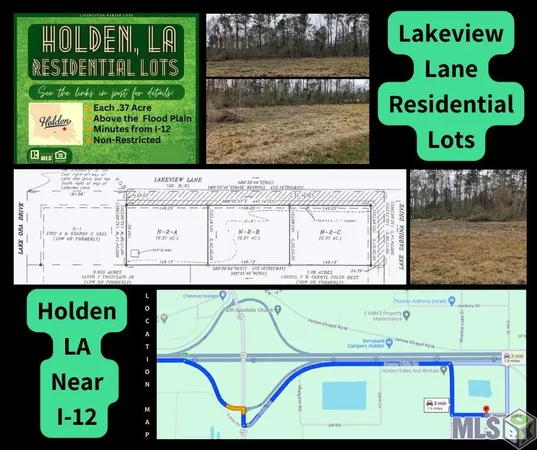 $37,500 | Tbd Lakeview Lane, Holden, LA 70744