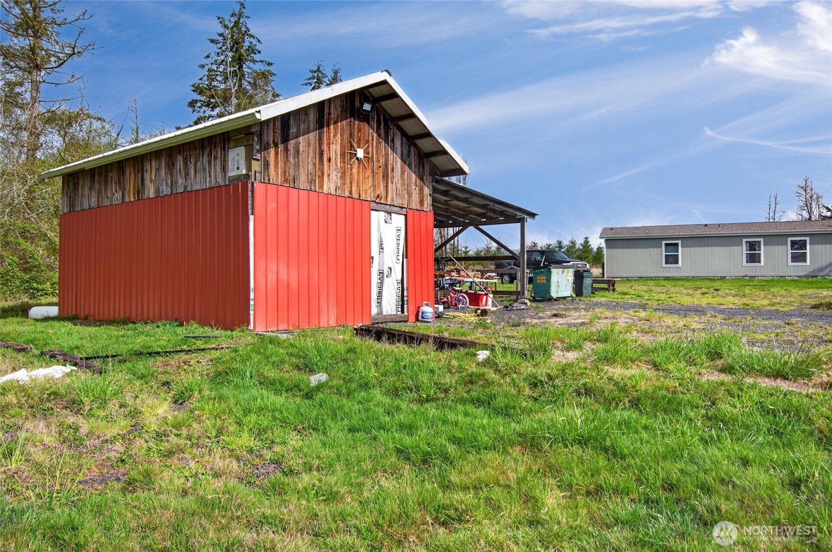 1369 Centralia Alpha Road Chehalis, WA 98532 - Photo 13 of 18 a view of outdoor space yard and deck