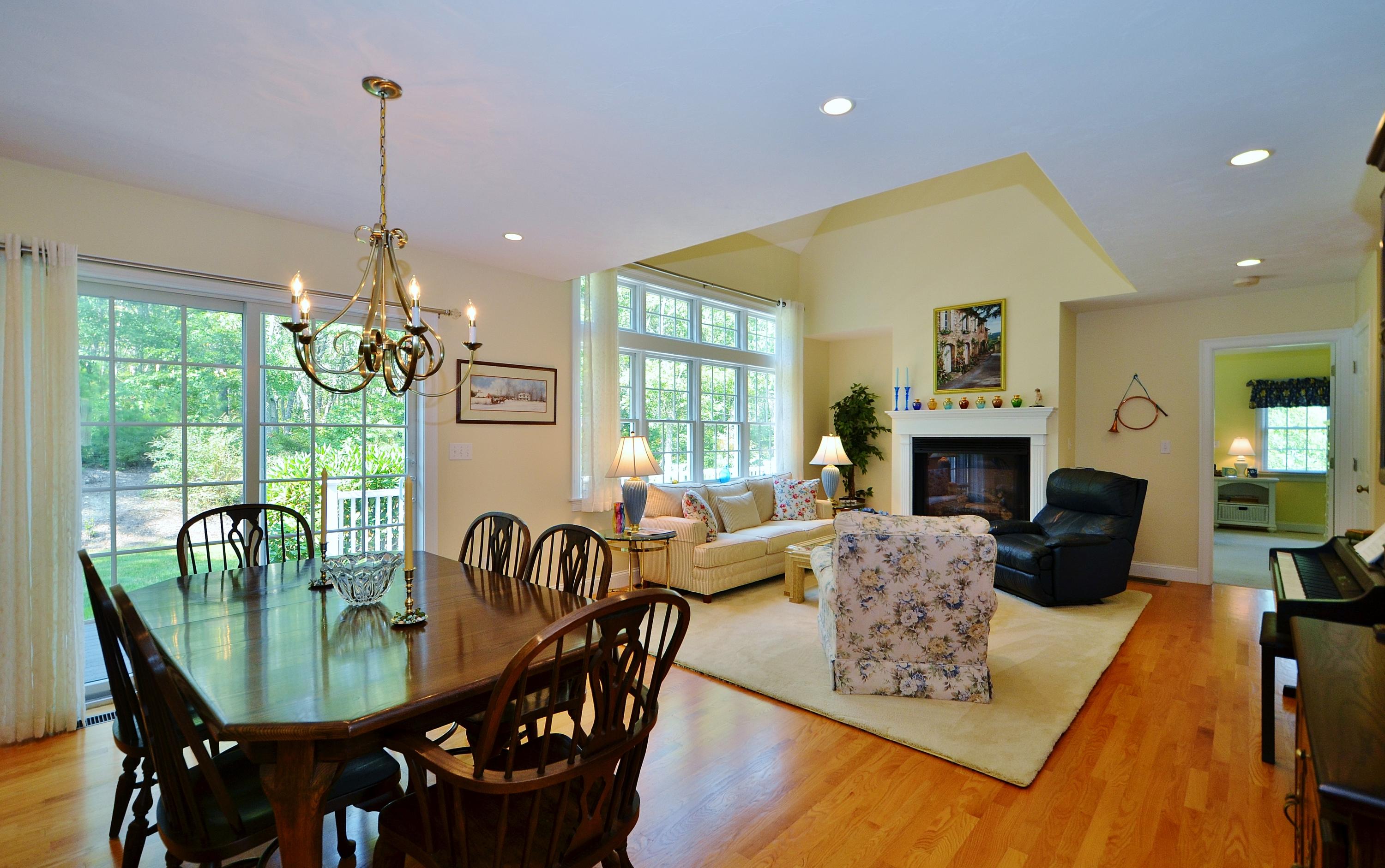 121 Cairn Ridge Road East Falmouth, MA 02536 - Photo 6 of 28 a view of a dining room with furniture window and outside view