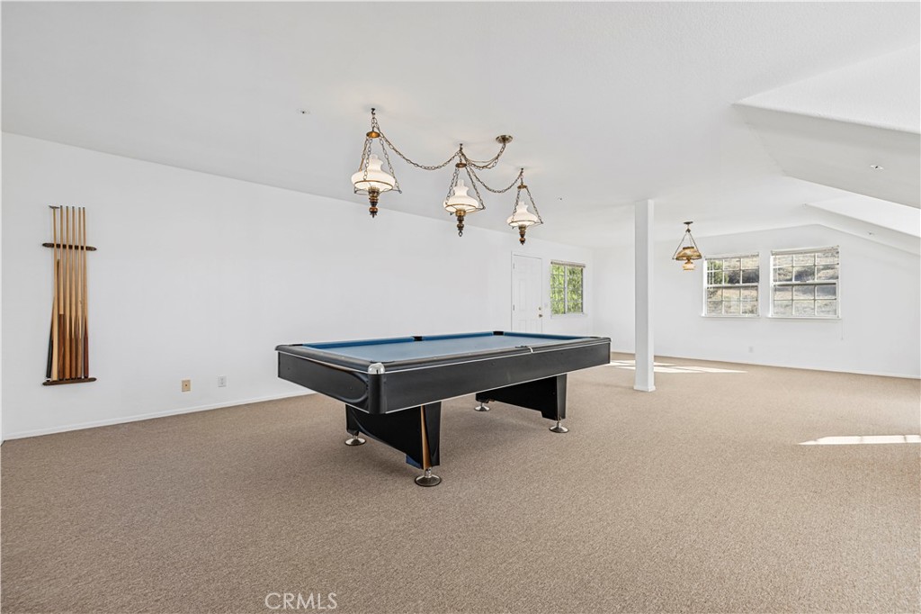 4131 Pelona Canyon Road Acton, CA 93510 - Photo 44 of 58 a room with pool table and windows
