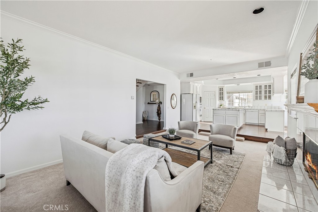 4131 Pelona Canyon Road Acton, CA 93510 - Photo 8 of 58 a living room with furniture and a potted plant