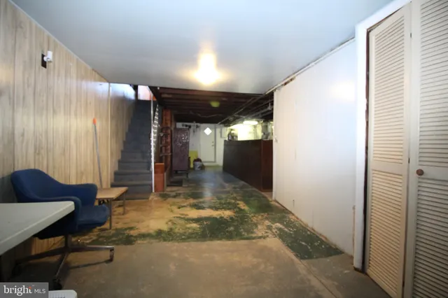 a view of storage and utility room