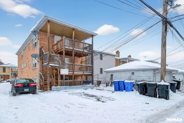 a view of a house with a patio