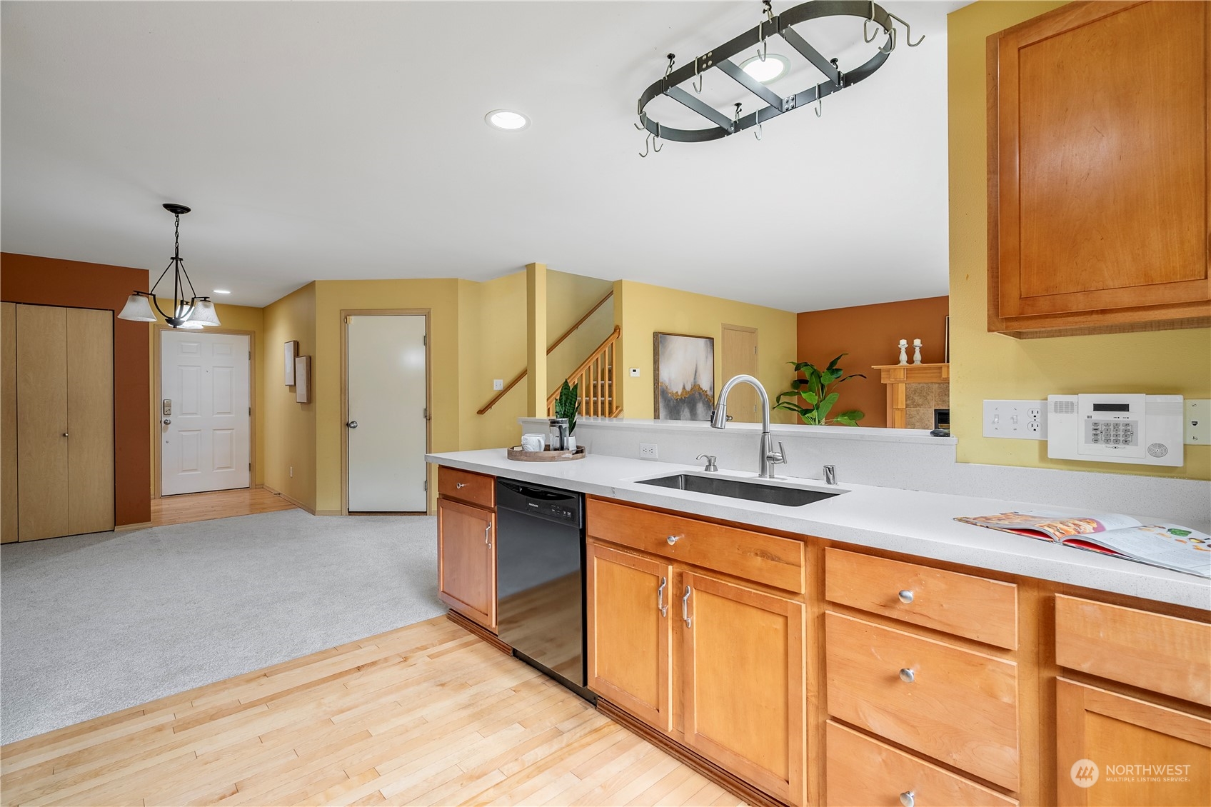 15513 38th Drive Southeast Bothell, WA 98012 - Photo 9 of 25 a spacious bathroom with a granite countertop sink a mirror and a shower