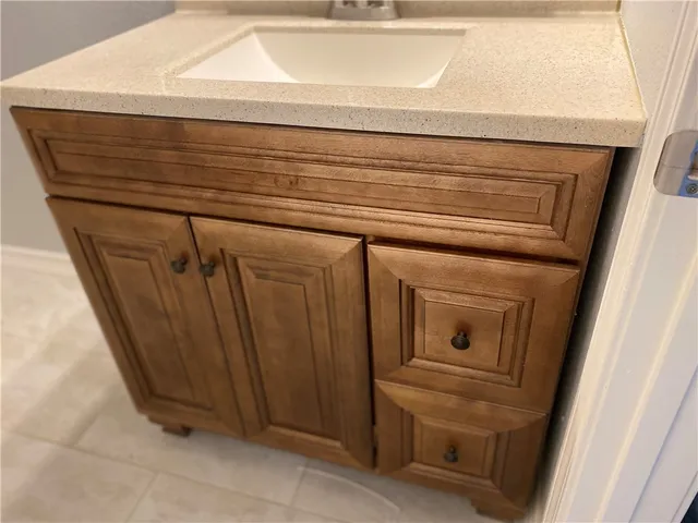 a close view of door