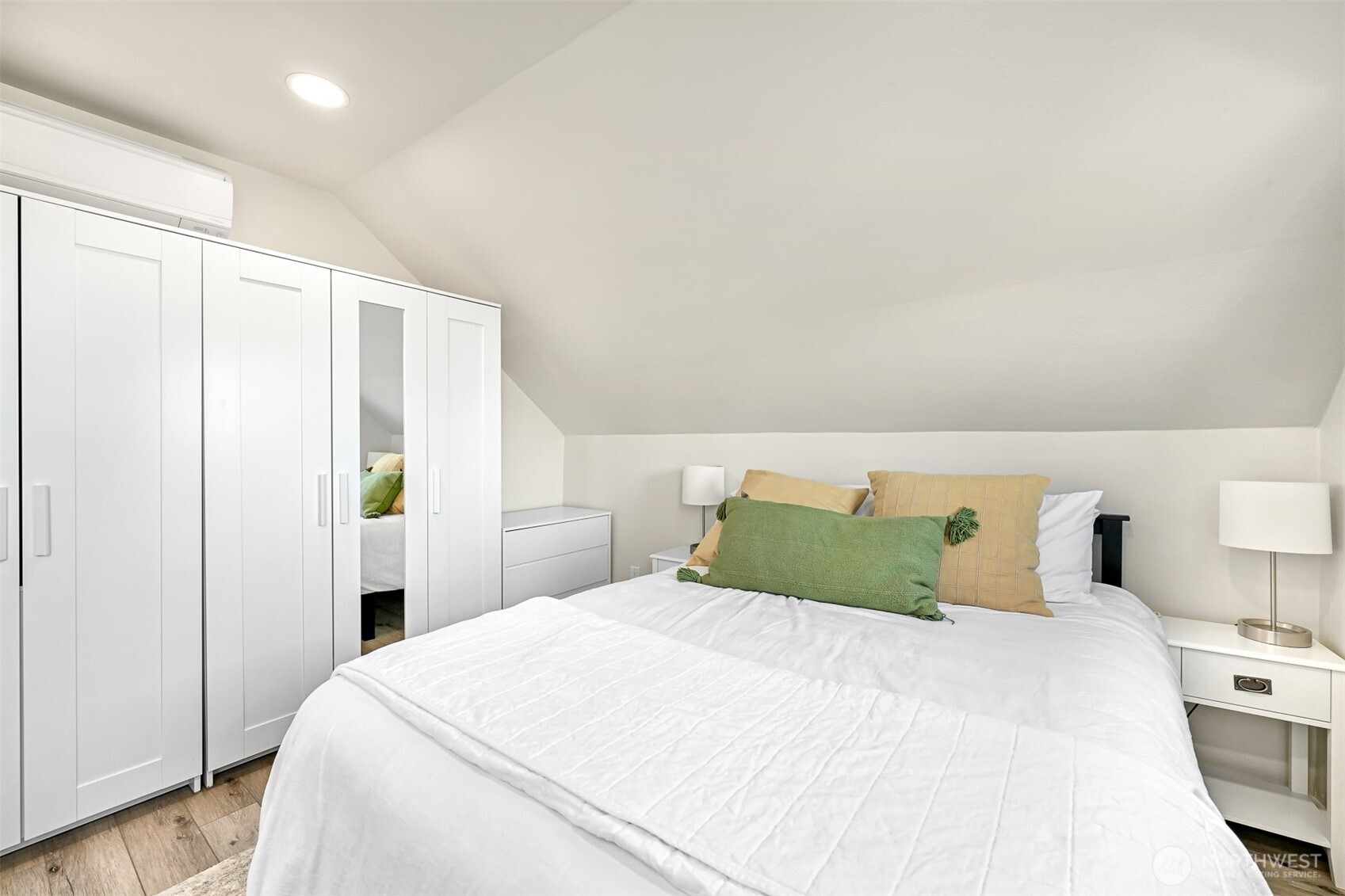 1027 21st Street Bellingham, WA 98225 - Photo 20 of 29 a bedroom with a bed and a closet