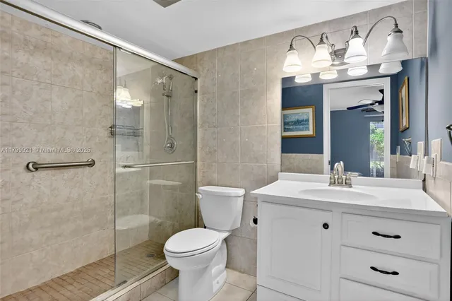 a view of a garden from a balcony