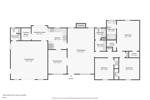 $300,000 | 1145 Christian Circle Southeast, Conyers, GA 30013