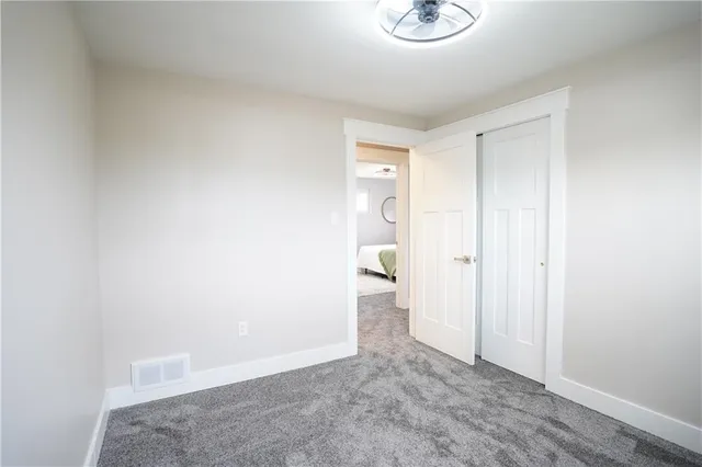 a view of an empty room