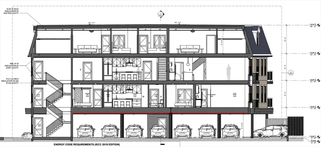 a view of a house with a patio and a fountain