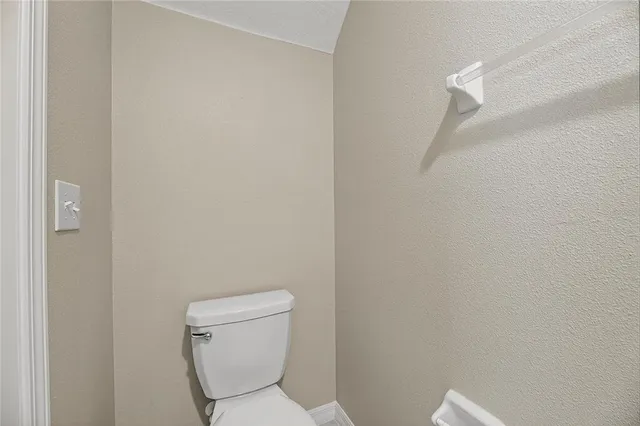 a view of backyard with green space