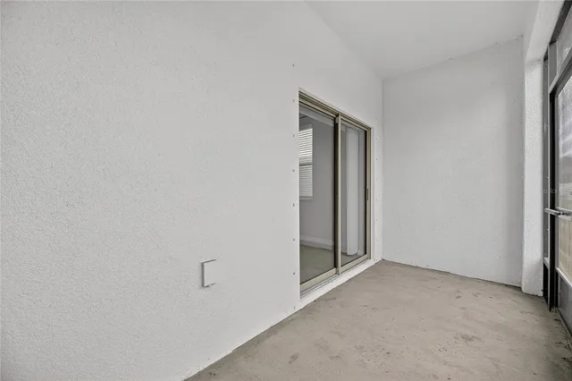 a view of a room with stairs