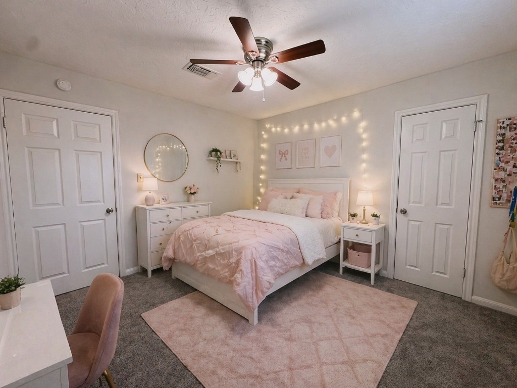 2402 Barak Lane Bryan, TX 77802 - Photo 13 of 25 a bedroom with a bed a window and closet