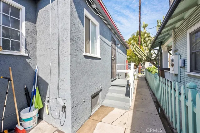 a view of an outdoor space with a street