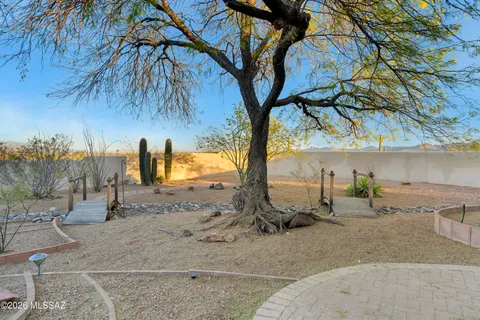 a view of outdoor space with seating area