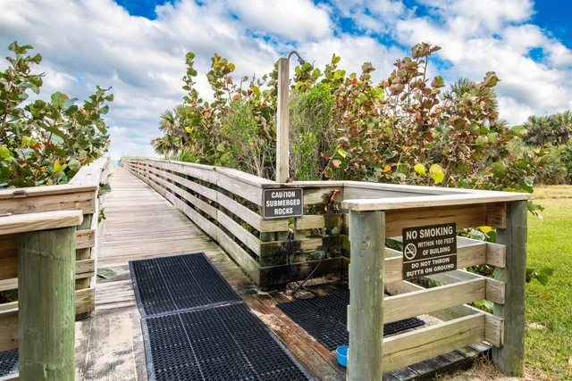 a view of an ocean beach