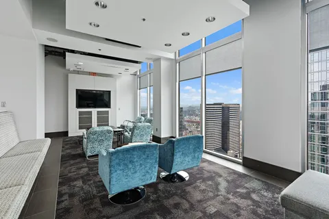 a room with gym equipment