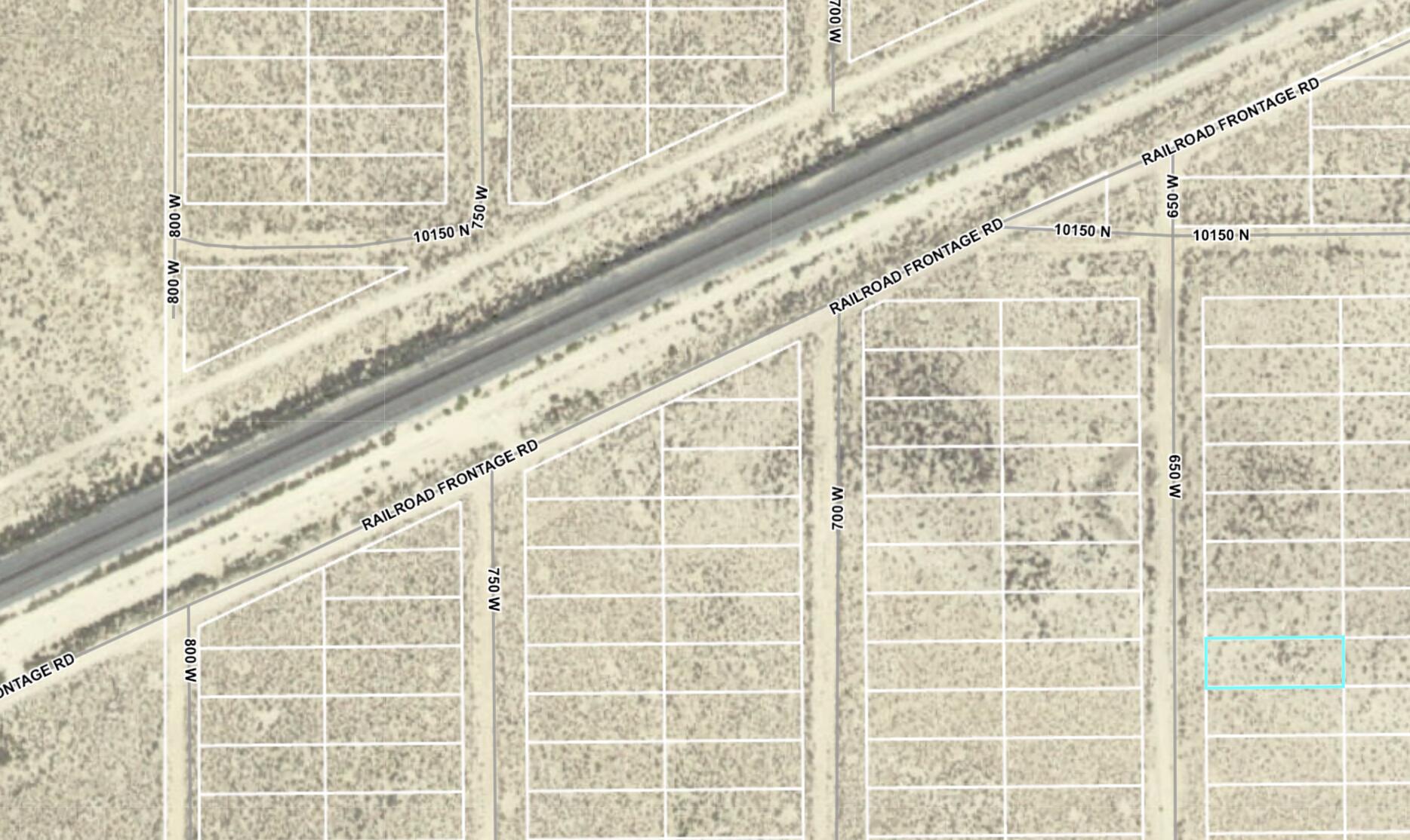 34 Block Beryl, UT 84714 - Photo 2 of 3 location compared to the railroad