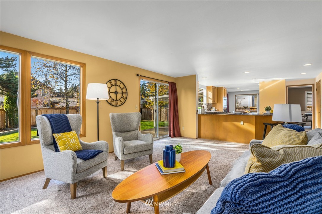 4603 Northeast 19th Street Renton, WA 98059 - Photo 16 of 30 a living room with furniture and a large window