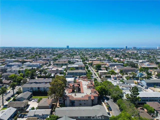 an aerial view of a city with lots of residential buildings