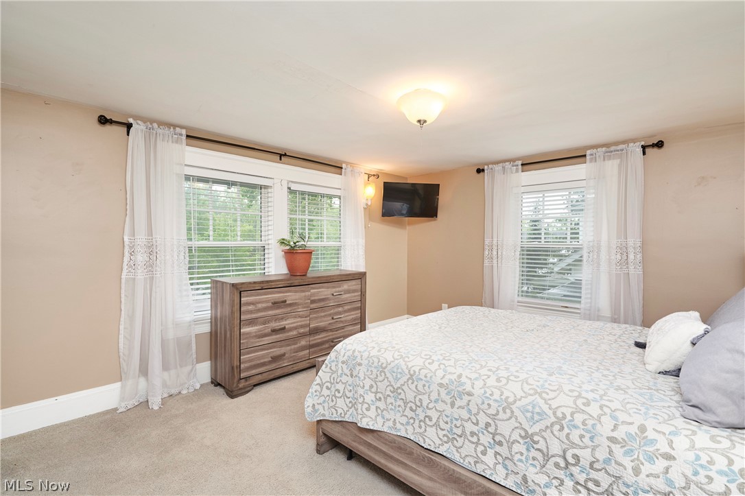 4531 Ardendale Road Cleveland, OH 44121 - Photo 18 of 25 Bedroom with light carpet and multiple windows
