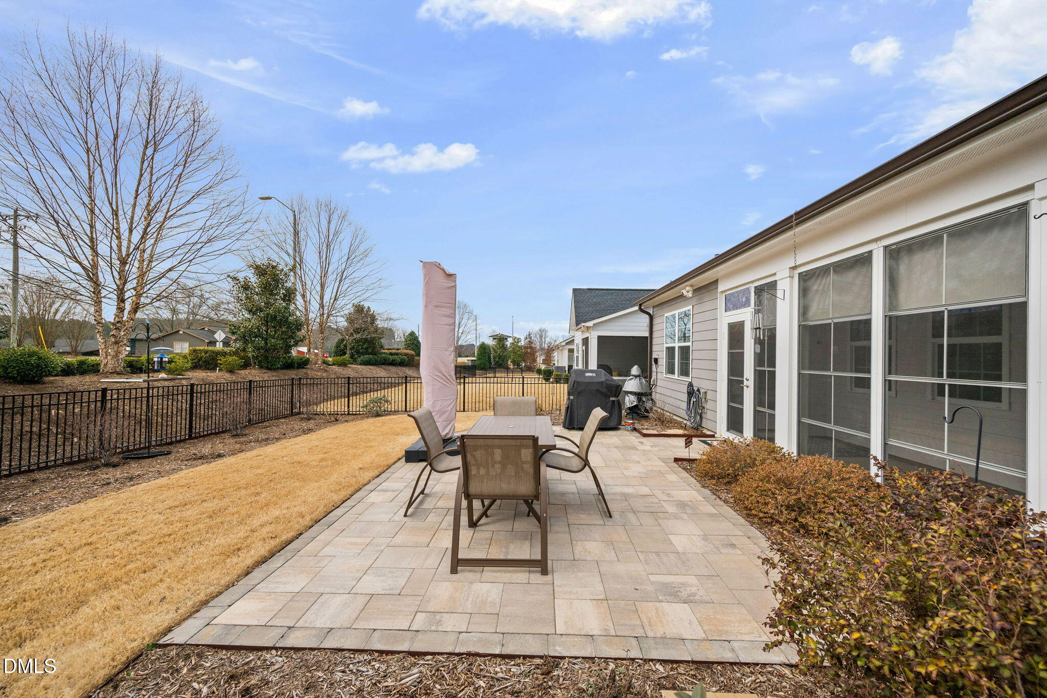 118 Mahogany Raleigh, NC 27610 - Photo 44 of 74 a swimming pool with outdoor seating and yard