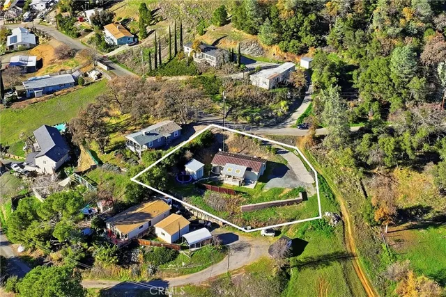 a view of city and mountain