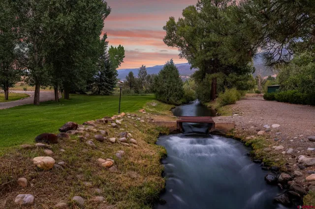 a view of a back yard