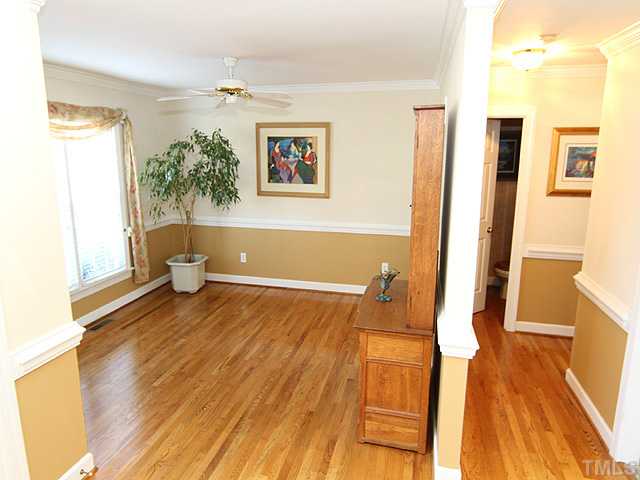 2212 Laurel Valley Way Raleigh, NC 27604 - Photo 5 of 25 The formal dining room has great space to accommodate large table, buffet and hutch.