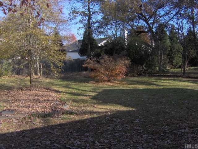 4209 Live Oak Road Raleigh, NC 27604 - Photo 4 of 6 Spacious back yard with mature landscaping