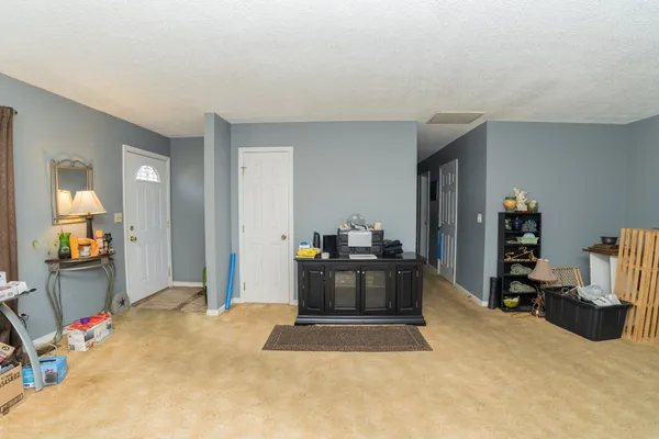 a view of a living room