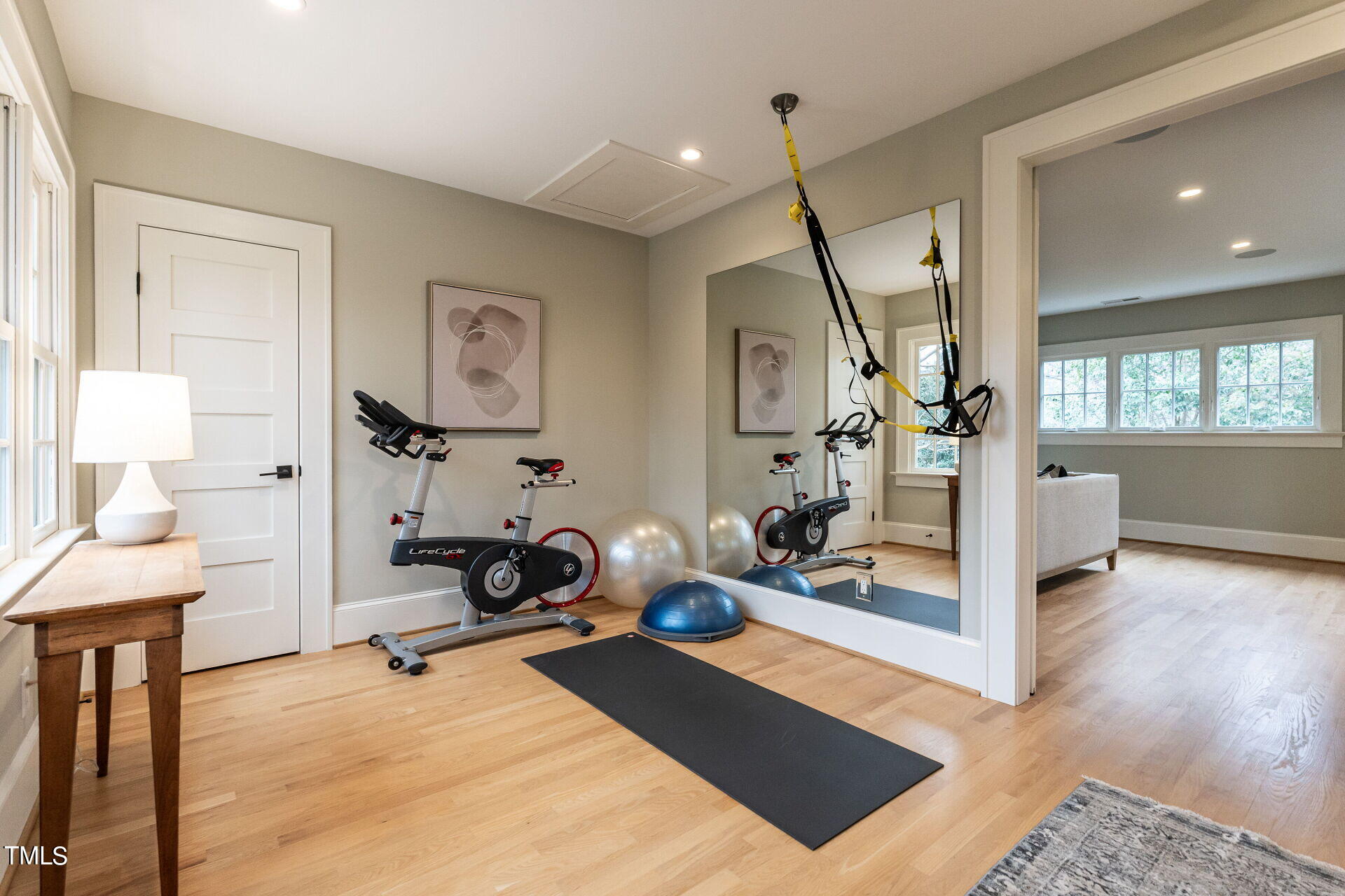 1610 St Marys Street Raleigh, NC 27608 - Photo 30 of 41 a room with furniture and a wooden floor