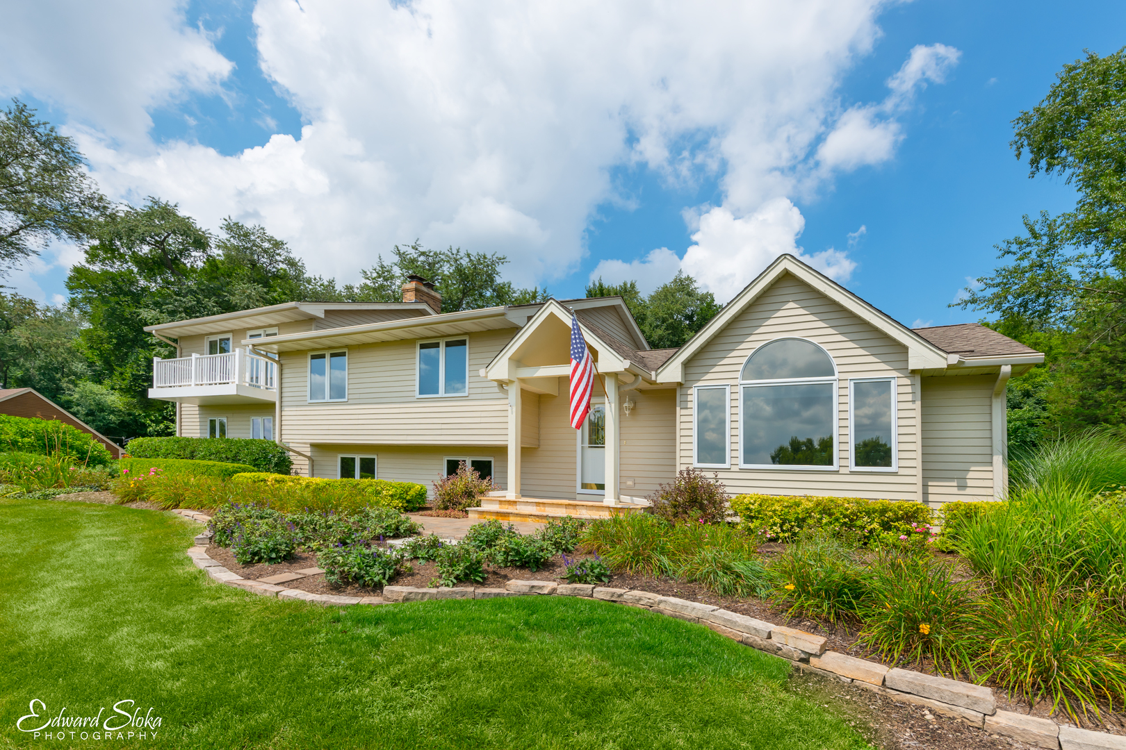 288 Fox Harbor Road Trout Valley, IL 60013 - Photo 1 of 34 a front view of house with yard and green space