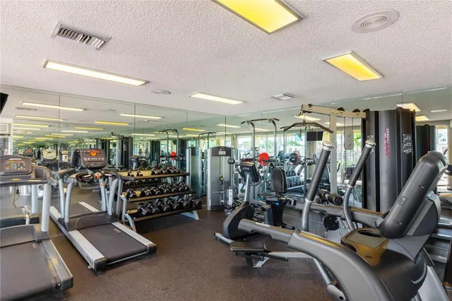 a view of a backyard with palm trees