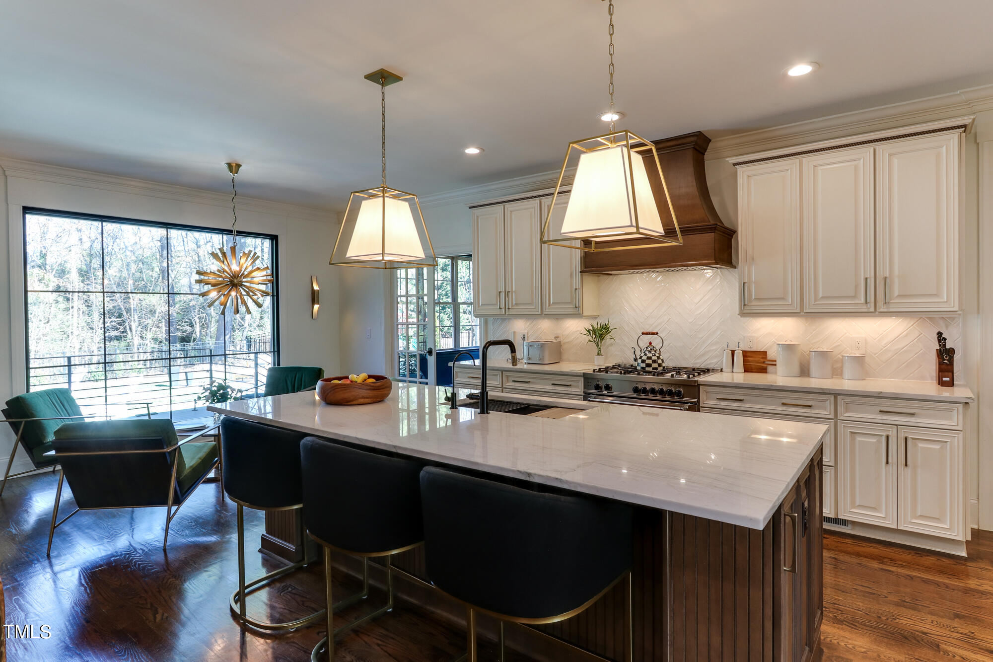 905 Keith Road Wake Forest, NC 27587 - Photo 15 of 50 Lovely Pendant Lighting Highlights The Updated Counters And Tile Backsplash.